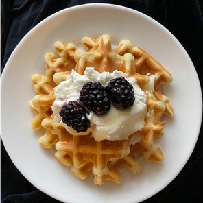 Ягодные вафли